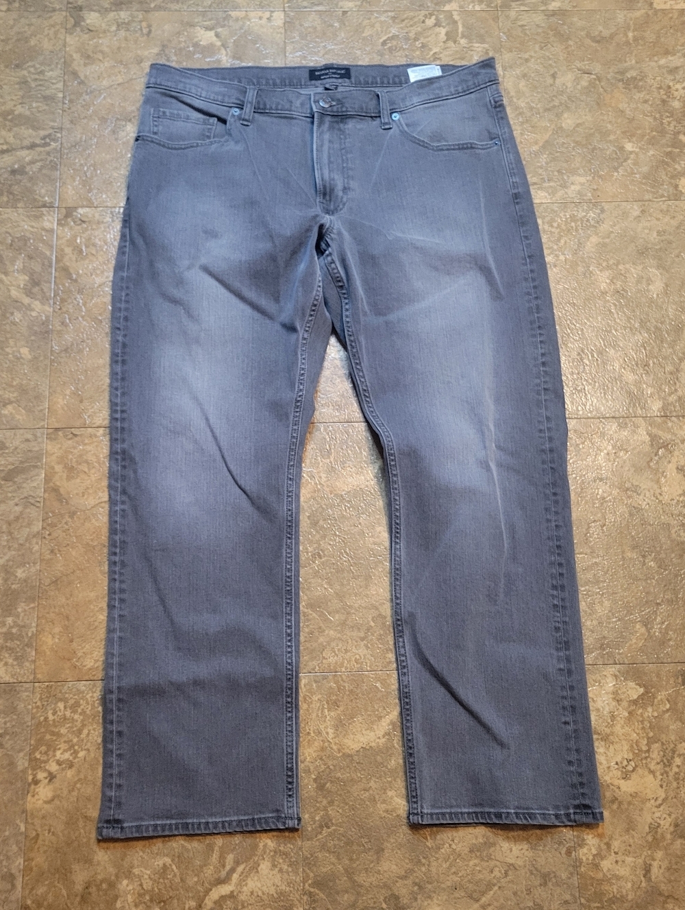 Banana Republic Factory Vintage Straight Leg Jeans Men 38x30 *29L* Gray Mid Rise